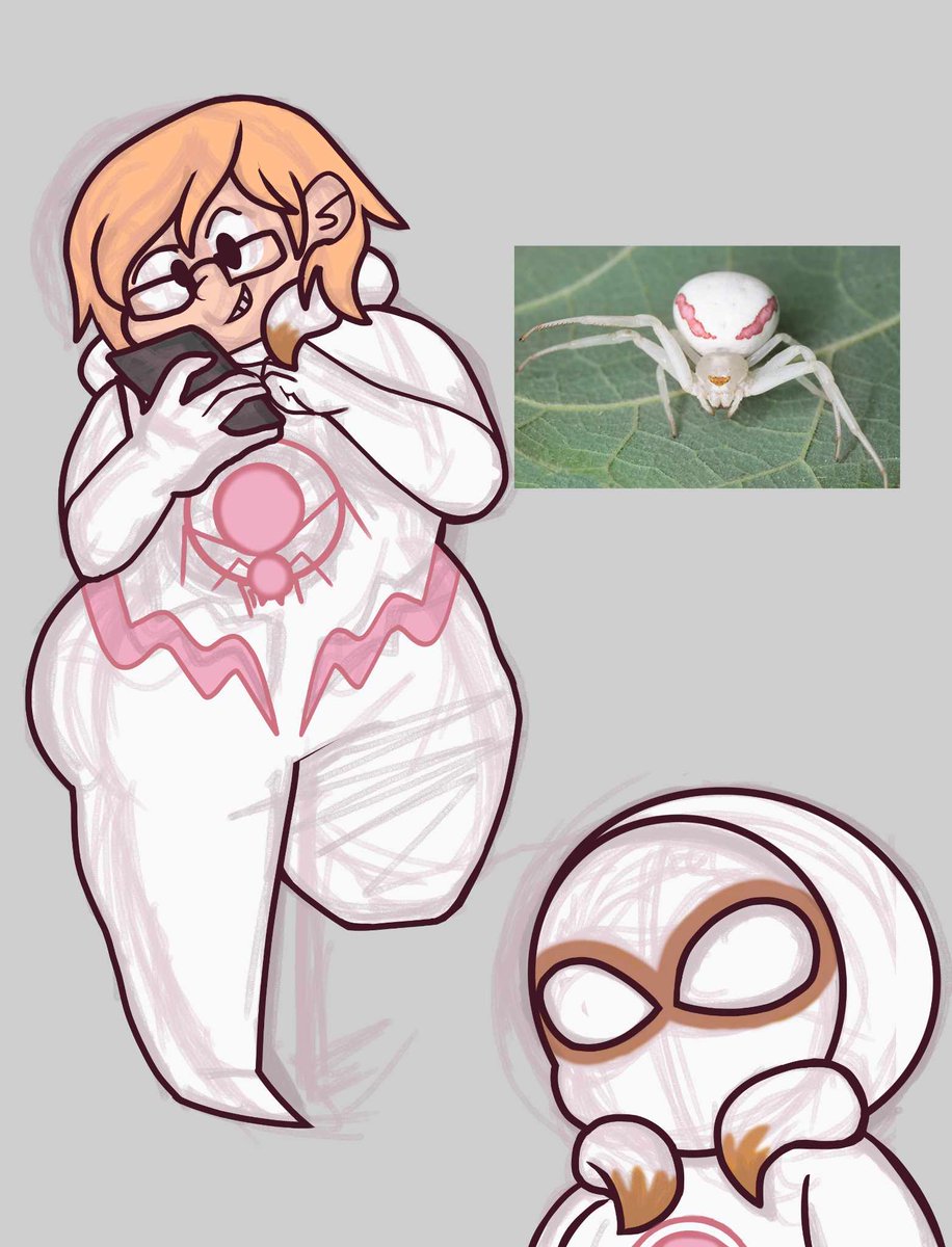 DigiDorKei's tweet photo. Commissions for a friend and their spoidersona #digikei https://t.co/PYVqaZadNf