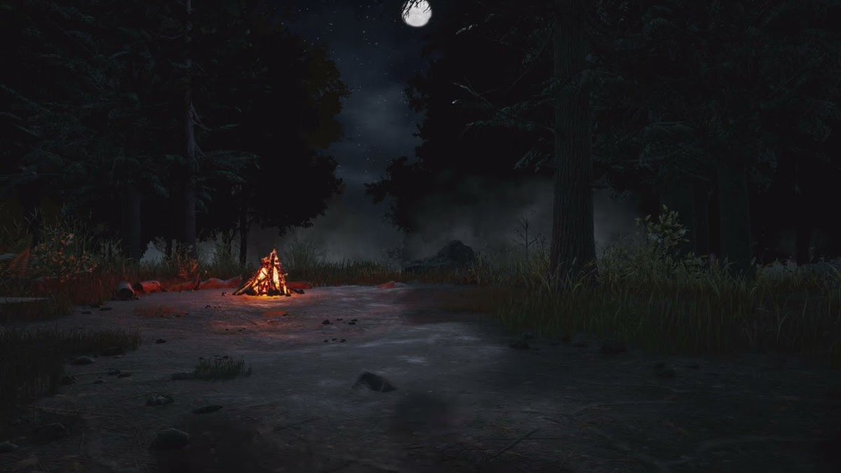 _Rize_Kamishiro's tweet photo. “Hey, I found a campfire… does this mean I’m out of the school? Did I get away?” https://t.co/BPPpympp5c