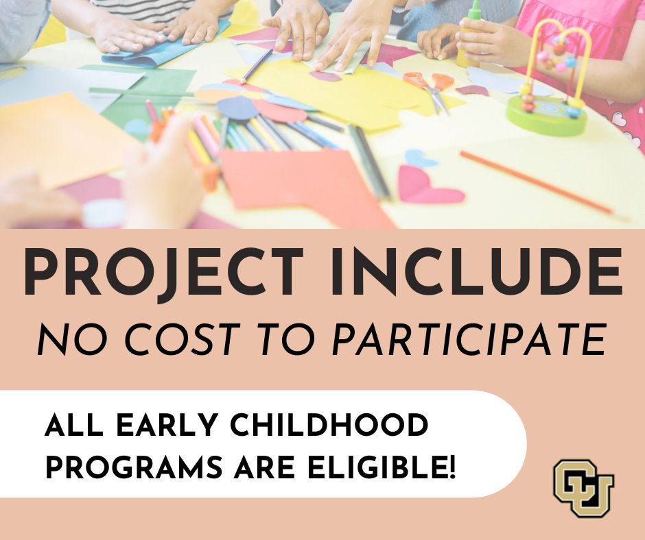 Incentive deadline is August 31st! Project Include helps programs develop more inclusive learning environments and curriculums, including those for children with delays and disabilities.
English: bit.ly/45EM3wC
Spanish: bit.ly/47ZtghI
🌐 bit.ly/3QV4qJN