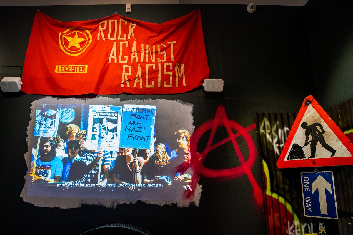 leicestermuseum's tweet photo. Last week to see #Punk: Rage &amp; Revolution exhibition - closes Sunday 3 September!

The story of rebellion, creative energy and the political landscape of 1970s UK Punk. Free exhibition on now at #LeicesterMuseum + @SoftTouchArts
@PunkRandR #PunkRAR https://t.co/GcwwY6Ks8h https://t.co/TFkvvzo5zN