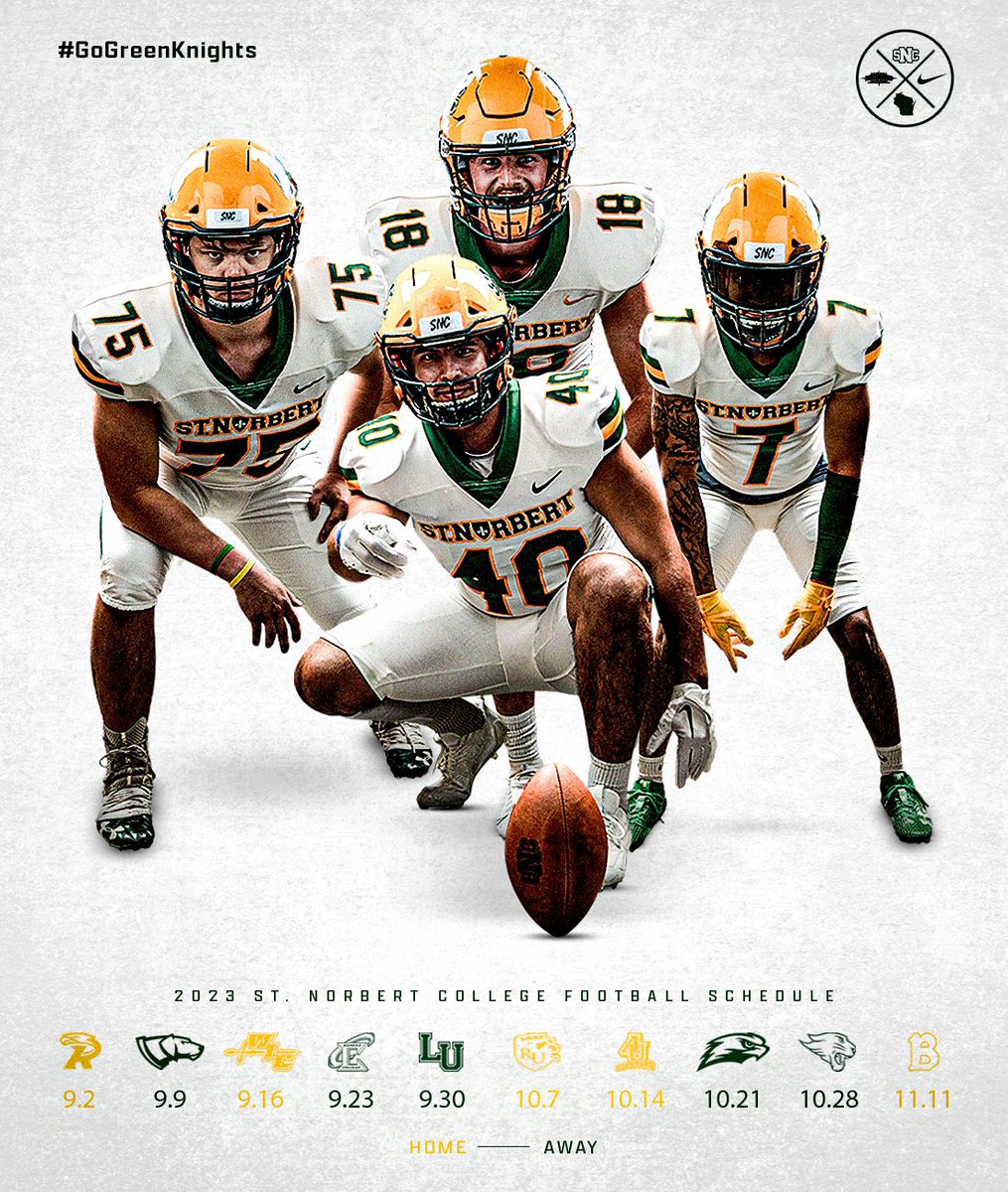 SNCfootball's tweet image. 🚨 2023 SNC Football Schedule 🚨

🟢⚔️🟡
#GoGreenKnights