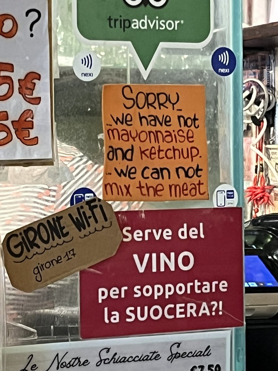 AllenGunner_'s tweet photo. No processed sauces at the panini shop, another tick of approval for Italia https://t.co/LuurE16p9h