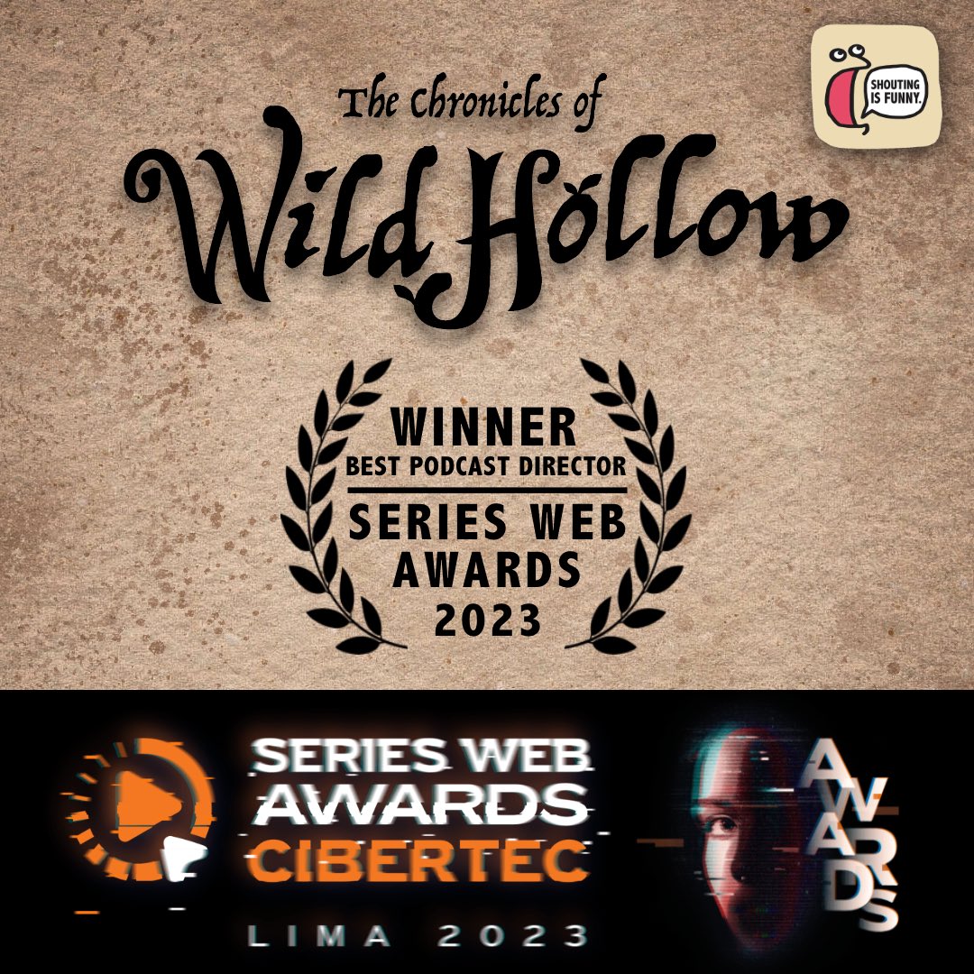 We had some lovely news this week that we were awarded ‘Best Podcast Director’ at the Series Web Awards 2023! Thank you so much! 🏆#Audiodrama #Podcast #award