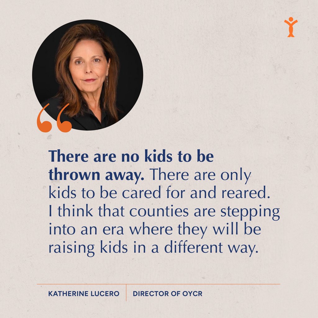 OYCR Director Katherine Lucero shares OYCR’s vision as California transitions to a juvenile justice system that prioritizes health and healing.

Read the interview by @youthtoday: youthtoday.org/2023/08/kather…