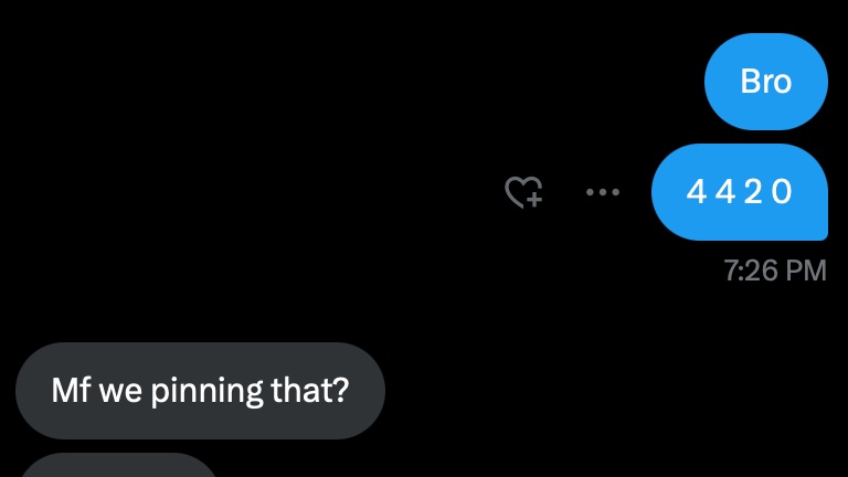 sometimes I speak w <a href="/froggytrade/">frunky</a> give him little Kenny G information. 
Top secret.
30 minutes earlier...