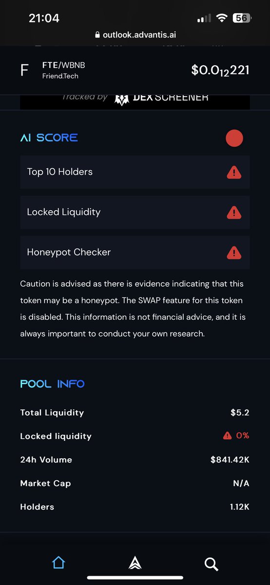 dune_zero's tweet photo. $FTE token rugged leaving 1.17k holders short of their investment draining $138K liquidity in total. https://t.co/fQmS0gdwfJ