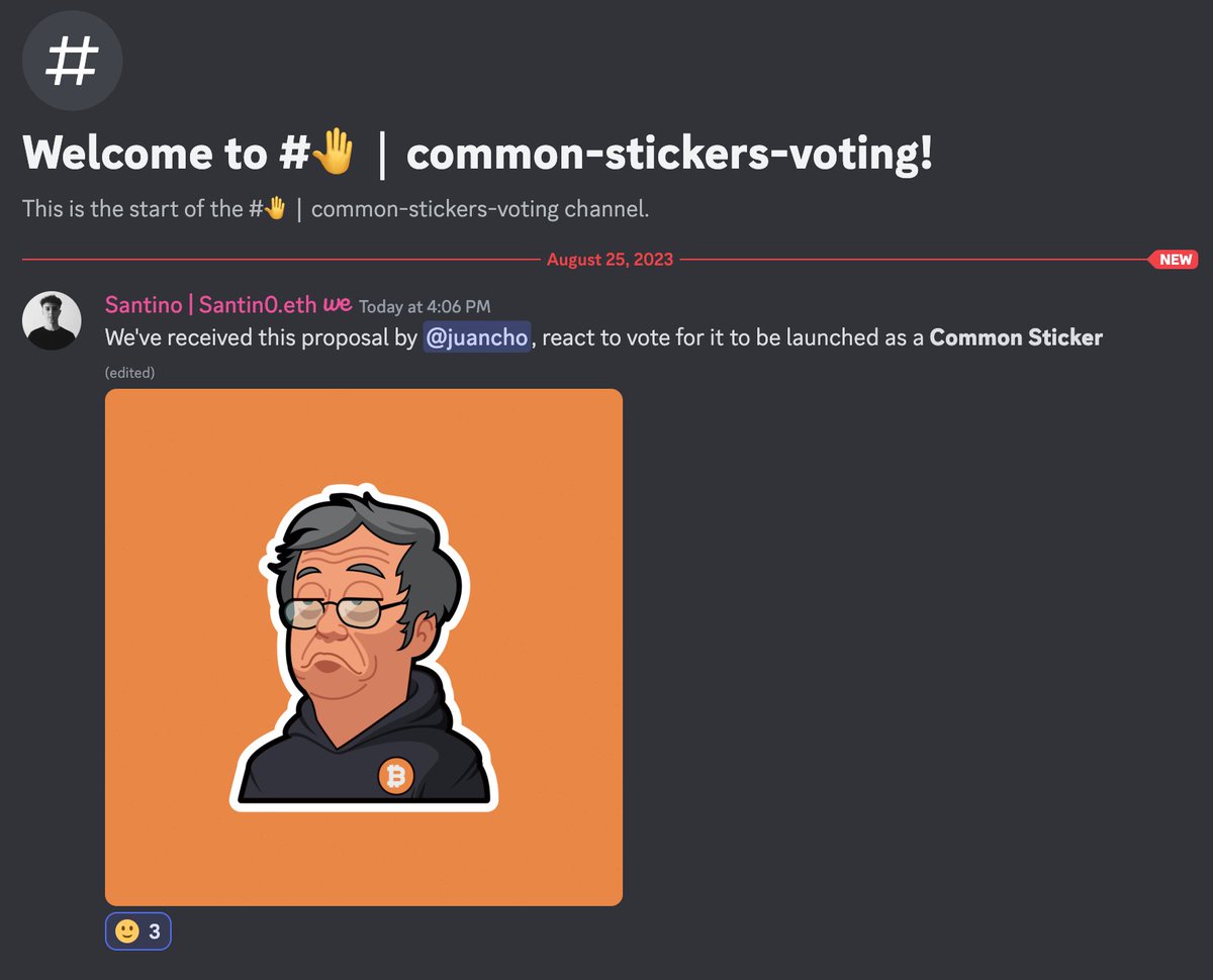 t0t0_build's tweet photo. Si sos owner de alguno de los Official Stickers (@FernetBrancaARG  o @pintatoken), tenes poder de voto en los common stickers que se van a lanzar. 

Miren esta belleza que submiteó @juancasini y que busca ser el Common #001 🔥🔥

Acceso al discord en la bio de: @welook_io https://t.co/OspgJlLD5J