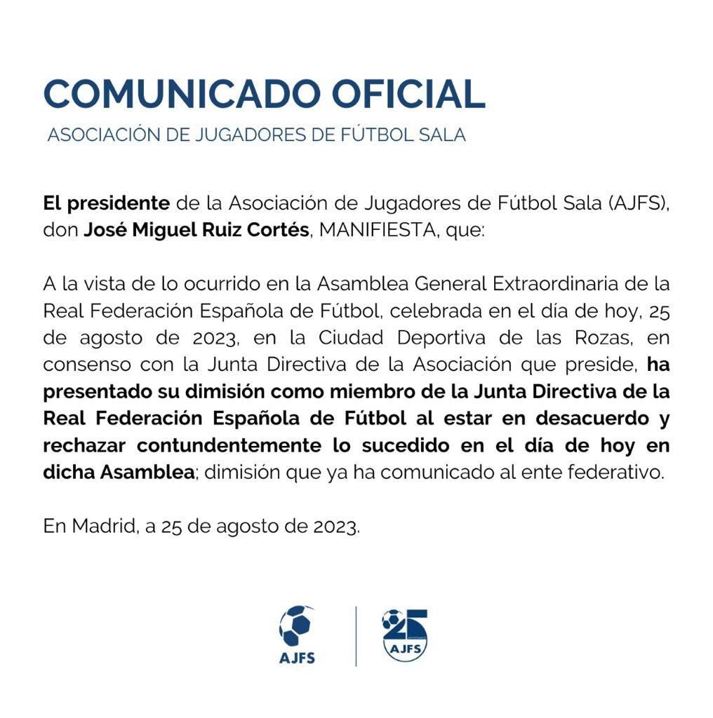 AJFS - Asociación de Jugadores de Fútbol Sala tweet media