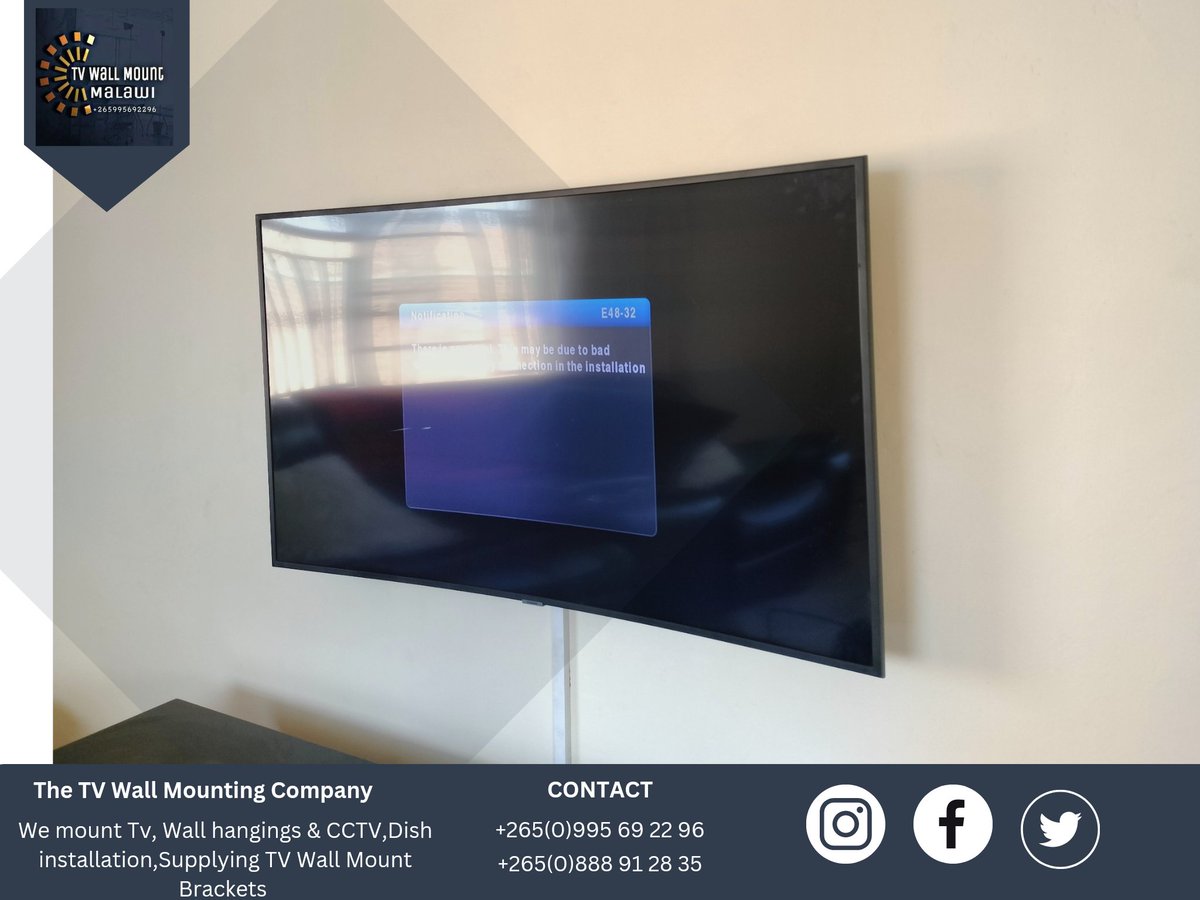 TvMount2's tweet image. TV installation
We Supply tv mount brackets and Mount Plasma TV based on your plasma size and brand
#tvwallmount #tvbracket #CCTVCamera #dishinstall
 WhatsApp by clicking on the link wa.me/message/ROR4XT…

Email to:tvwallmountmalawi@yahoo.com
0888 91 28 35
 0995 69 22 96