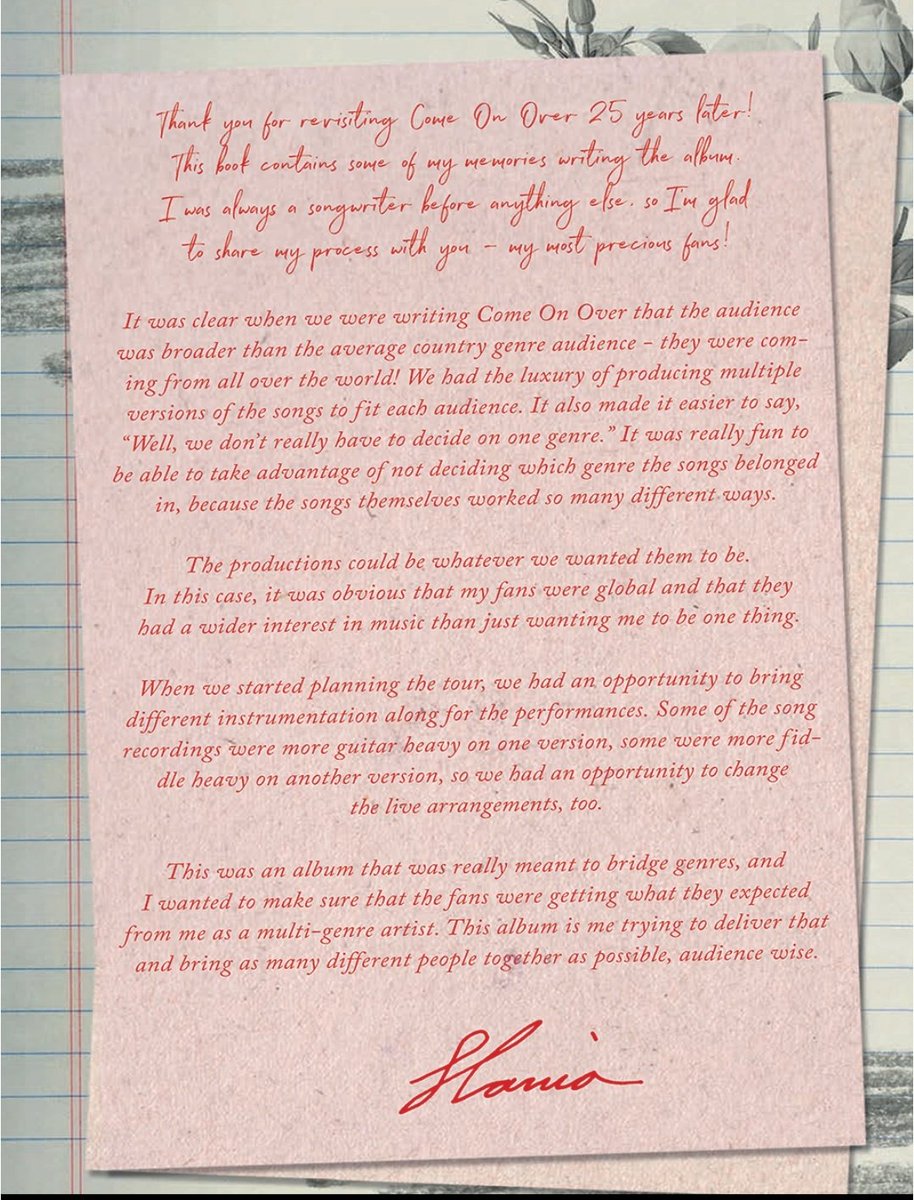 ThisIsJulen's tweet image. This means the world to your fans 😍 @ShaniaTwain see you in September in Dublin, i'm going from Spain!!! And cant wait to receive my #DiamondEdition's!!!