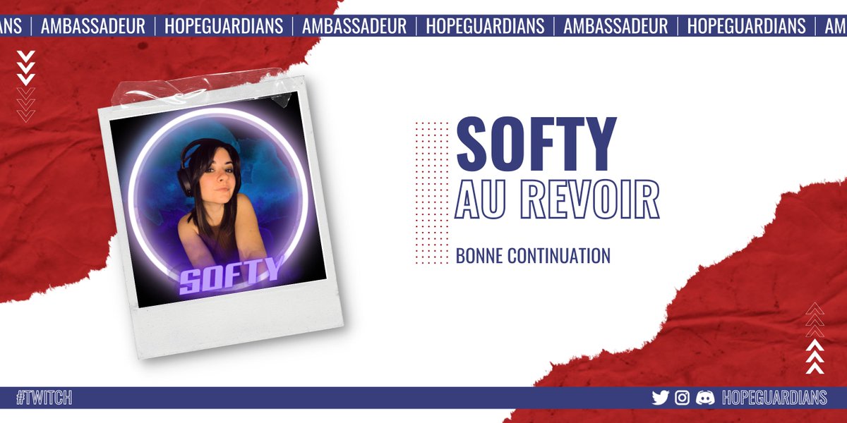 Merci de ta collaboration avec nous <a href="/SoftyInsanity/">Softy</a>.

Nous te souhaitons plein de réussite dans tout tes projets actuels et futures.💪

#seeyou