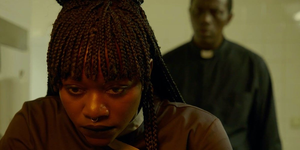 OUR FATHER, THE DEVIL: Babetida Sadjo is a revelation in writer-director Ellie Foumbi's feature debut (out now in limited release). It's as if vast worlds crumble within each scene, leaving nothing on the table in a truly shattering thriller. My review: bit.ly/45mMV9F