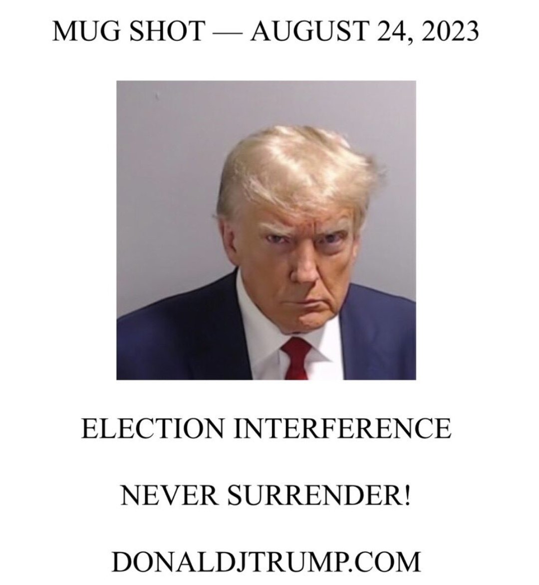 Had to gather my thoughts before posting anything on X. I've gone thru so many different emotions past 24 hrs. Sadness, despair, hopelessness & now...ANGER! Angry #Reps stood by & allowed this farce to go on w/o lifting finger to stop it. Didn't want to see #TrumpMugShot, but…