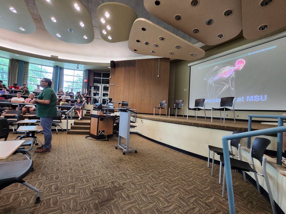 It was inspiring to welcome the incoming class of Kinesiology majors in the <a href="/MSUCollegeofEd/">College of Education</a> along with colleagues <a href="/Prof_KBowman/">Kristine Bowman</a> <a href="/Ekkekakis/">Panteleimon ("Paddy") Ekkekakis</a>