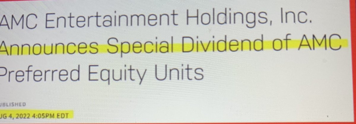 Anonymous3_6_9_'s tweet photo. $AMC it sure was a “SPECIAL DIVIDEND” $ape #AMCape #apeAMC #AMCARMY #apes #crime #wallstreetcrime https://t.co/mUtLAIw9zE