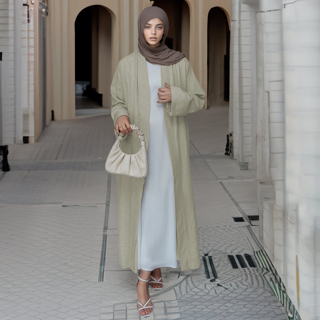 AnnahHariri's tweet photo. Beige Lounia maxi throw over abaya in light linen fabric with a detachable belt
https://t.co/aczsA2ob6o

#modest #modestfashion #modesty #modestclothing #style #modestwear #fashionista #modestfashionblogger #modeststyle #modestdresses #modestdress #modestyfashion #dresses https://t.co/EfBoCVhsn9