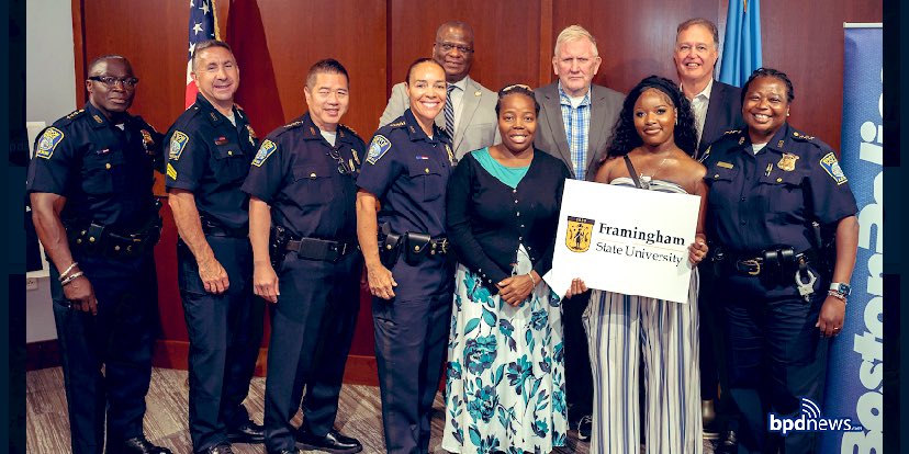 I big thank you to the Salvatore &amp; Maria Pizzi Foundation who gave us 15 scholarships to reward these rising college freshman! Since 2015 your partnership has helped change lives &amp; create more opportunities for our youth. THANK YOU! 📚💙🎓#behindthebadge #ournarrative