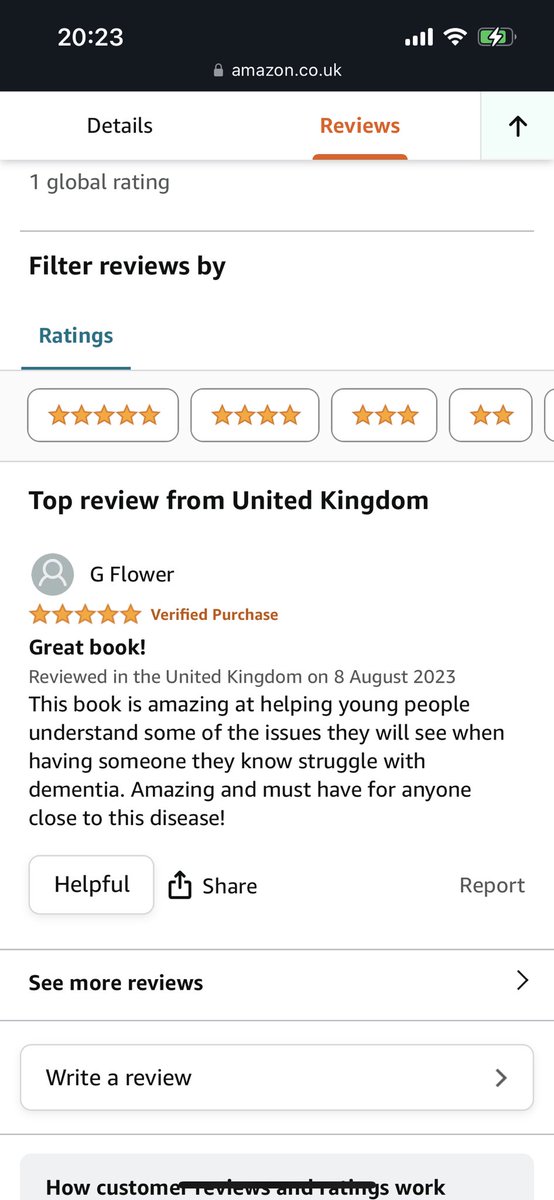 Reviews like this make the time and effort worth it. If this book, or the activity book, can help just one person/family and make a difference, I’m happy 

amazon.co.uk/dp/B0CDK5QWLL

amazon.co.uk/dp/B0CFZN2QCH

#newbook #Writer #Author #Dementia