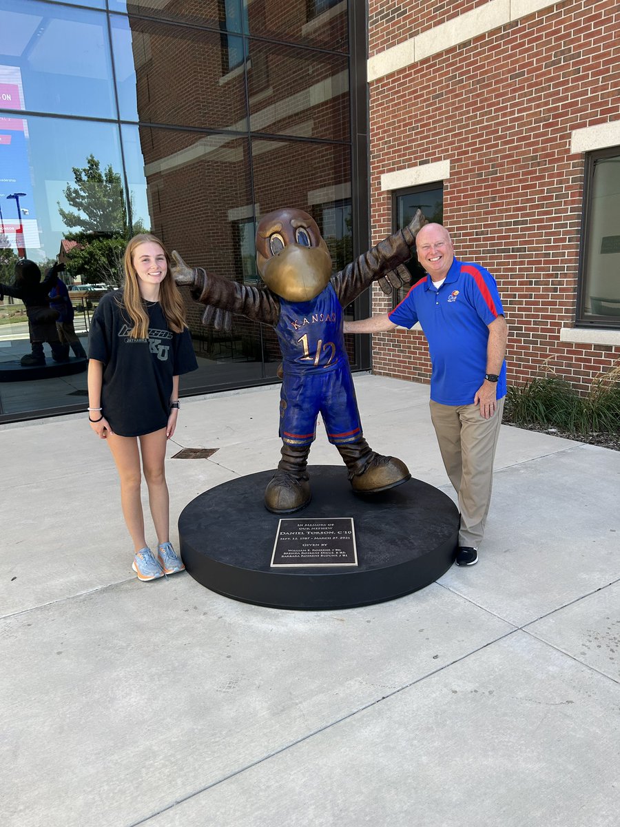 Scott Ray Anderson (@scottrayanderso) on Twitter photo A great visit today to @BeAJayhawk by an amazing <a href="/SHSFalcons/">Staley High School</a> student. Rock Chalk!!! ❤️💙 A great visit today to @BeAJayhawk by an amazing <a href="/SHSFalcons/">Staley High School</a> student. Rock Chalk!!! ❤️💙
