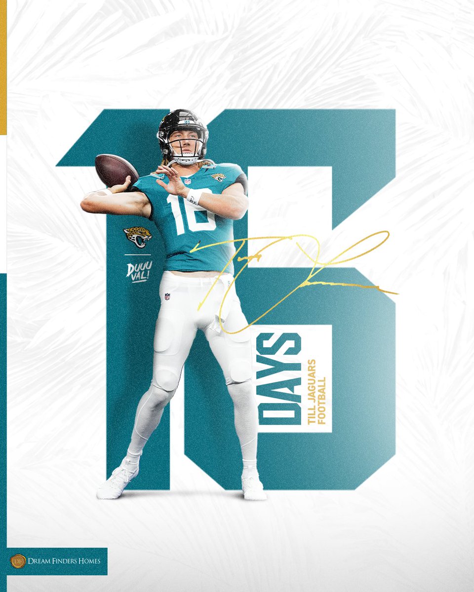 Jaguars's tweet photo. Year 3 is upon us 🤫⏳

@Dream_Finders | #DUUUVAL https://t.co/vDaAwwq5Dc
