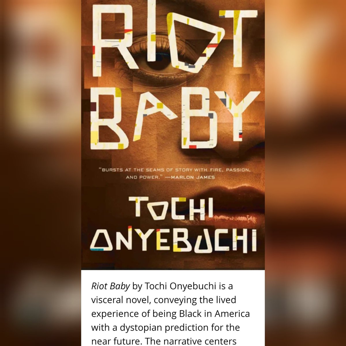 AmLarks's tweet image. I reviewed Tochi Onyebuchi's  visceral novel "Riot Baby" for "The Wave" @kelpbooks. 

It will knock you to the floor in all the best ways. 

kelpjournal.com/post/book-revi…

#amreading
#amwriting 
#amreviewing