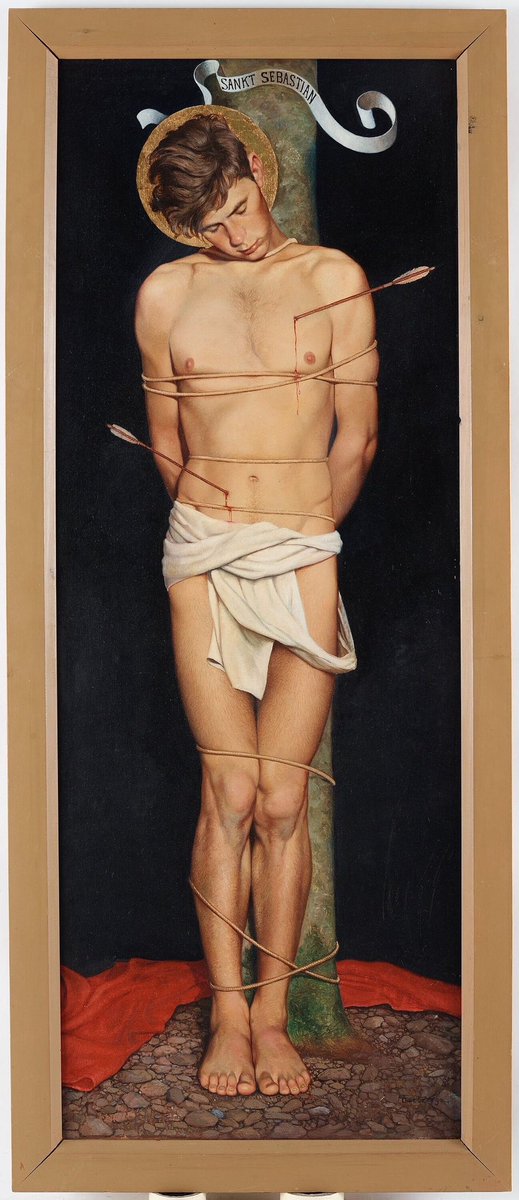 DanCe09774796's tweet photo. @TeenageRisk Although I’m an atheist, this is my favourite saint Sebastian cutie https://t.co/2RFhwGq3CY