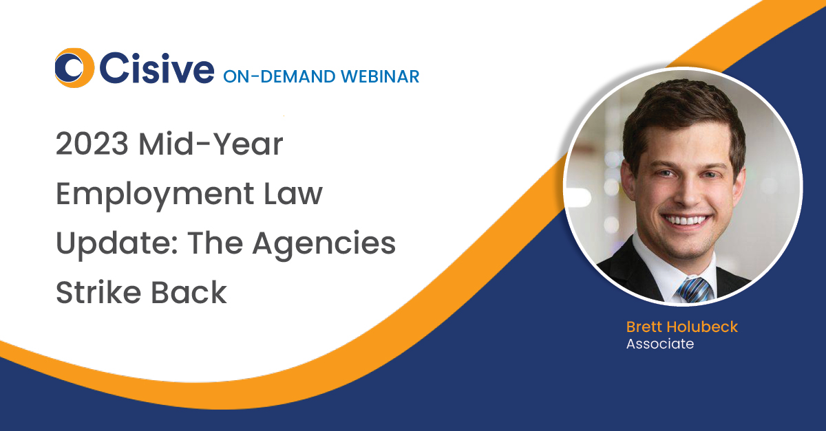 IntelliCorp_'s tweet photo. Did you miss our webinar with @labor_attorneys Attorney Brett Holubeck on the 2023 mid-year employment law updates? Don't worry! You can now stream the recording on demand.

Watch now 👉 https://t.co/gEdFIqK3GD https://t.co/5tOpYbToHc