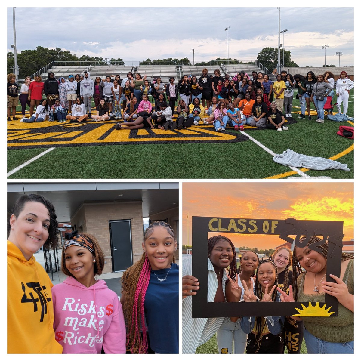 JoAnaMJSmith's tweet photo. Good Morning #SpringerNation from the class of 2024! @WeAreHSHS @HshsSherwood @HSHS_Leonard @HSHS_Principal https://t.co/l92TTllA7x