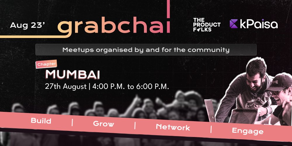 's tweet image. Hey Pune, Mumbai folks!

This weekend, we @TheProductfolks are hosting two meetups in Pune and Mumbai. If you're interested in meeting new people, let's get together!

📍 Pune:- lu.ma/TPFPune

📍 Mumbai:- lu.ma/TPFMumbai

#learnwithTPF #meetups #products