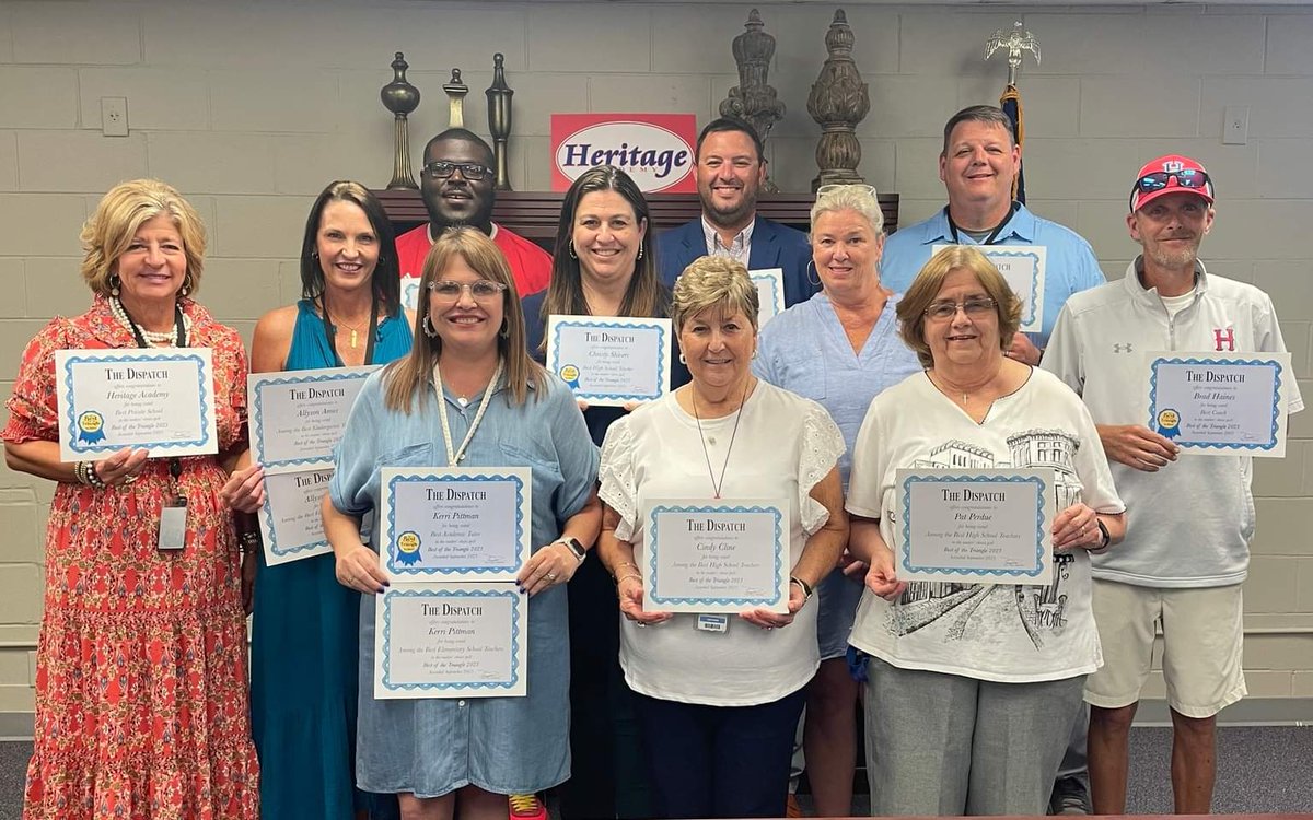 HA NAMED BEST PRIVATE SCHOOL &amp; BEST PRESCHOOL IN GOLDEN TRIANGLE!!!  

Heritage Academy is proud to have been selected as the BEST PRIVATE SCHOOL and BEST PRESCHOOL in the 2023 Commercial Dispatch Reader's Choice Poll!! Read more here: m.facebook.com/story.php?stor…