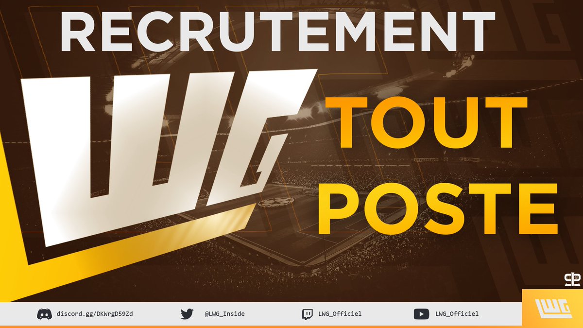La LWG lance son recrutement pour le prochain opus 

⚠️ Plate-forme PS5 ⚠️

N hesitez pas à nous DM ou à DM <a href="/Ntay_Chucky/">Ntay_Chucky</a> ou <a href="/thestreak62/">thestreak62</a> 

Expérience exigée !!