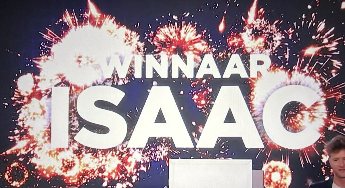 #eenjaarvanjeleven “De winnaar stond vanaf het begin al vast” aldus de zuurpruimen. Alsof Sasha (en alle overige 39 deelnemers) met de regie heeft afgesproken om te gaan verliezen. 😂🙈

GEFELICITEERD ISAAC, 
you did it!!! 💪🏾