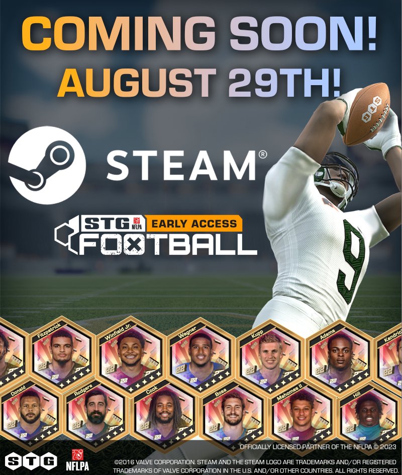 STG Football  Free-to-Play, Multiplayer Football Game Licensed by the NFL  Players Association