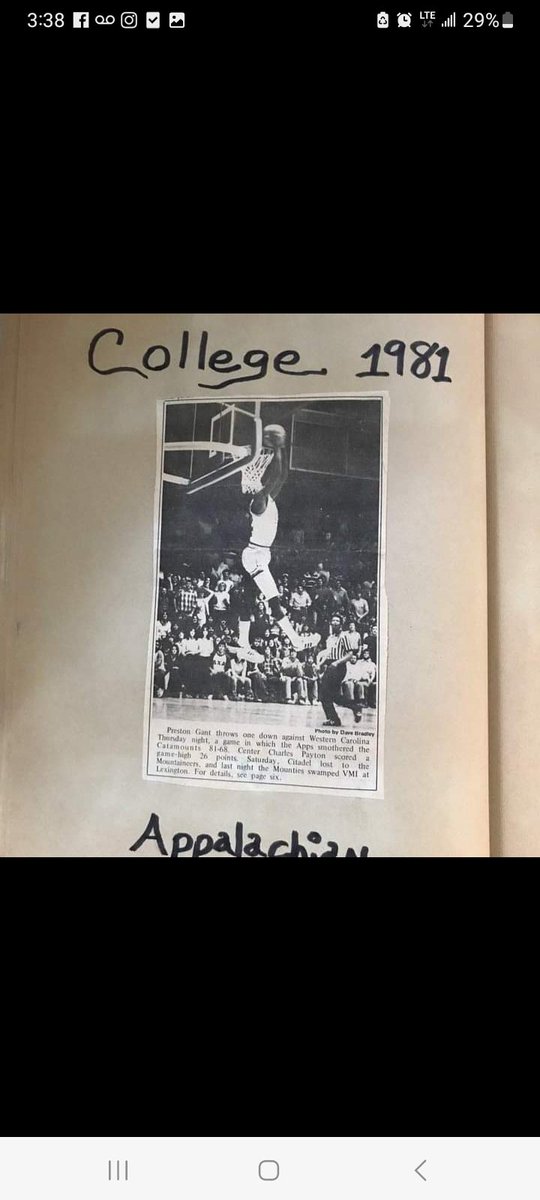My Dad aka  Doc the high flyer at <a href="/AppStateMBB/">App State Basketball</a>  <a href="/appstatesports/">App State Athletics</a>.