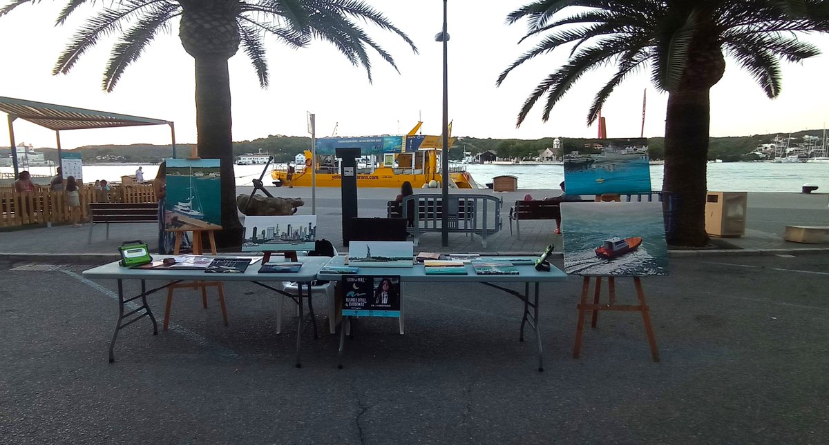 HMOYANO's tweet image. 2023- ESTIU AL PORT

"VESPRES D´ART A BAIXAMAR"

"NOCHES DE ARTE EN BAJAMAR"

"ART NIGHTS AT LOW TIDE"

Moltes gràcies Ajuntament de Maó i Equip / Muchas gracias Ayuntamiento de Mahón y Equipo / Thank you very much Mahon City Hall and Team

#groupshow #art #antoniomoyano #hmoyano