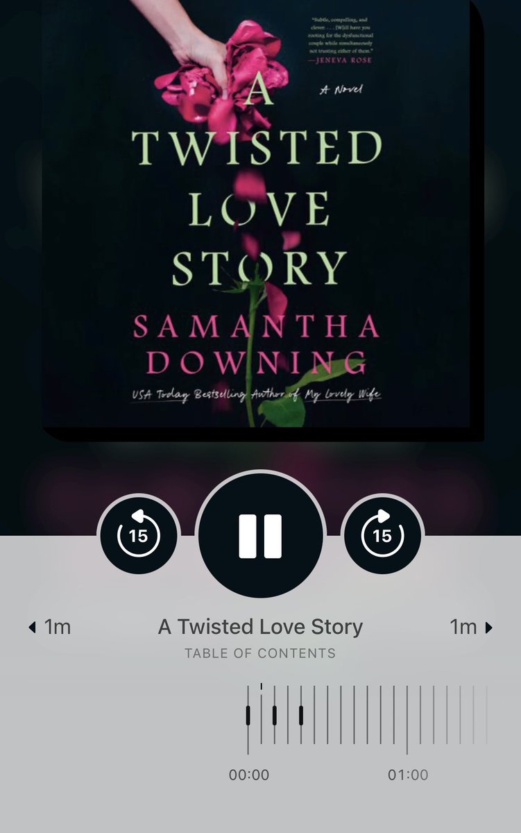 Currently listening to A Twisted Love Story by @smariedowning and loving it! #WeekendRead #audiobook #BookRecommendations