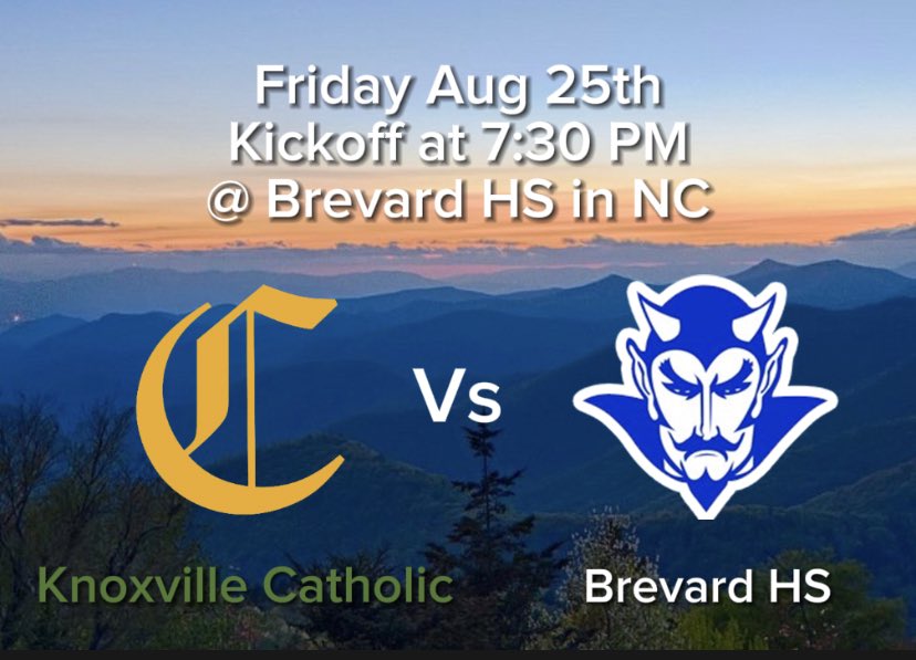 It’s GAMEDAY! We travel over the mountian to North Carolina to play <a href="/BHSBlueDevil_FB/">BHS Blue Devil Football</a> Make the trip to root for our ☘️ players and coaches. Or watch live on <a href="/IrishMediaNet/">Irish Media Network☘️</a> or listen on <a href="/SportsAnimal991/">99.1 THE Sports Animal</a> Kickoff set for 7:30. Go Irish ☘️ 🏈