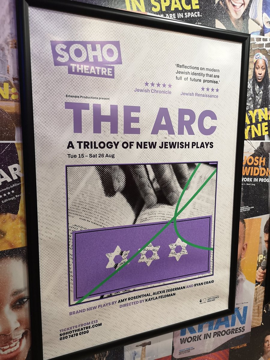 SantoshDass1048's tweet photo. Really loved tonight's performance of The Arc - A Trilogy of New Jewish Plays at @sohotheatre. Captivating short stories. Good to see! @NigelPlaner1. Final night tomorrow deservedly sold out. Thank you for taking me @KenHunt01 🌹 https://t.co/EB3y2UONA9