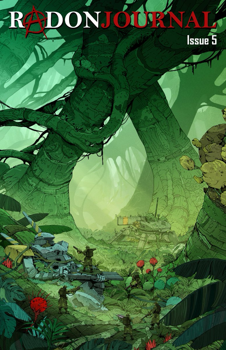 Click the art below for the full Radon issue 5 cover art created by the talented London artist, <a href="/warls/">Guy Warley</a>! 

We're incredibly excited to share with you on September 15th the full issue full of mesmerizing poems and short stories. #WritingCommunity 

Stay tuned on our socials!