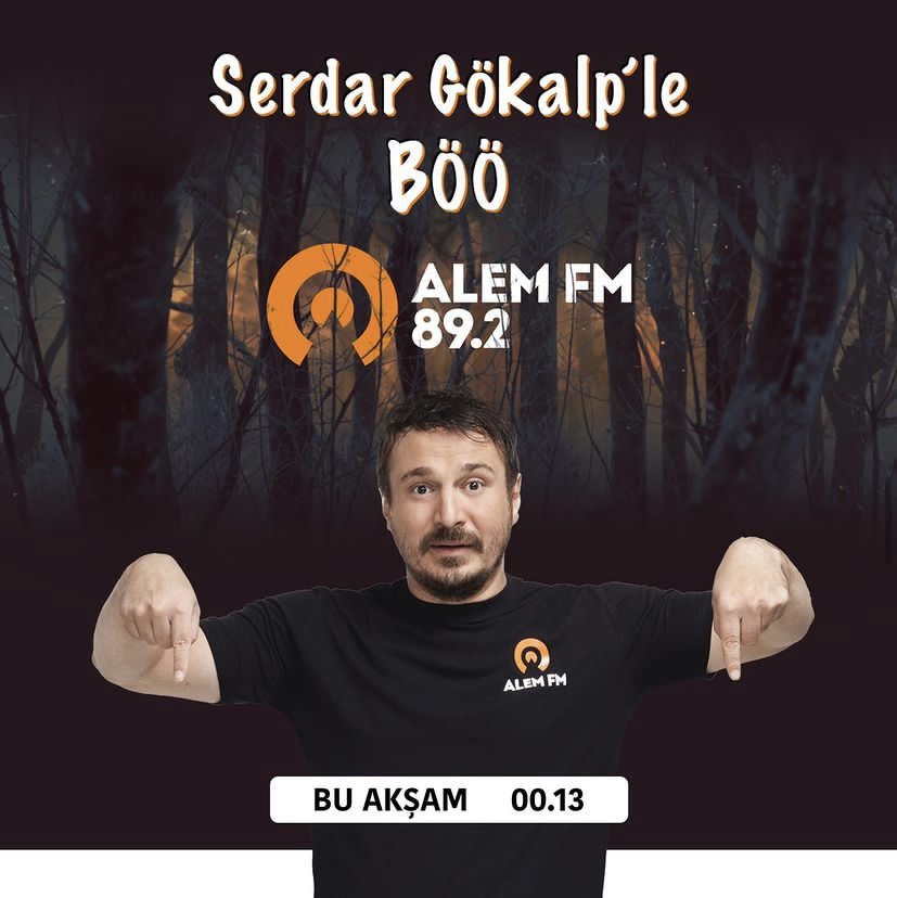 Türkiye radyolarının ilk ve tek korku programı olan 'Böö'nün efsaneler arasındaki bölümünün tekrarı bu gece saat 00.13'te sadece Alem FM’de! @serdargokalp youtube.com/live/1YCnakBgE…