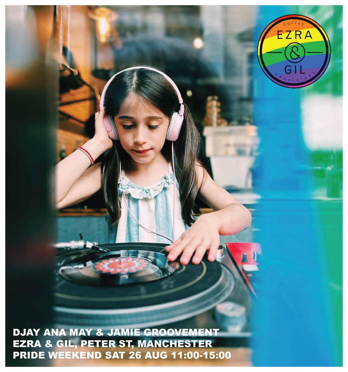 jamieGroovement's tweet photo. Soulful Saturday at @ezra_gil Peter St, Manchester for #PrideWeekend #PrideManchester https://t.co/1Z9XBZo6f2