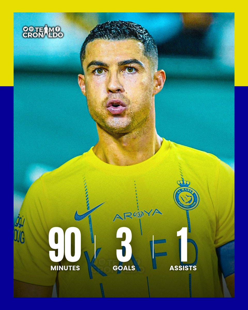 CRISTIANO RONALDO, TAKE A BOW. 🐐🔥