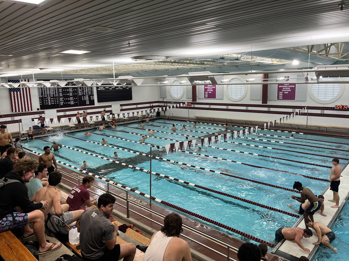 Pool workout for the boys @UnionCollegeFB! #TDF