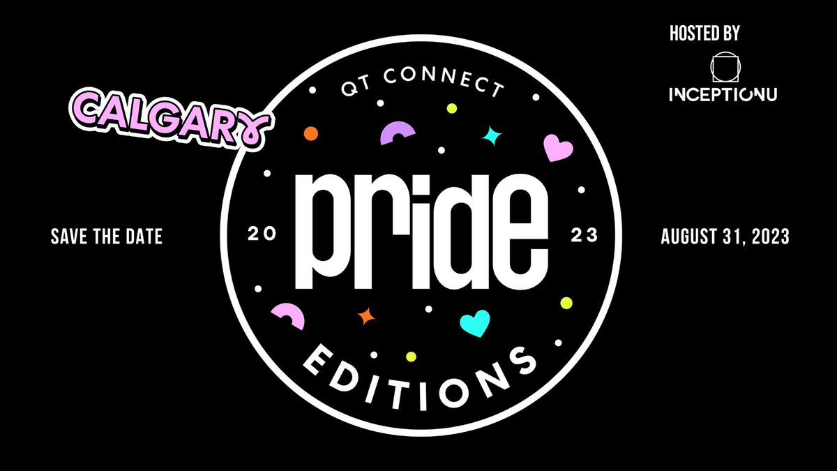 Join us on August 31 to celebrate the end of this spectacular pride season at the colorful InceptionU Design Space for an evening of nonstop fun, laughing, and fantastic connections from 5:00 pm to 8:00 pm.

RSVP now at hubs.ly/Q0205_Lm0

#PrideCalgary #queertech