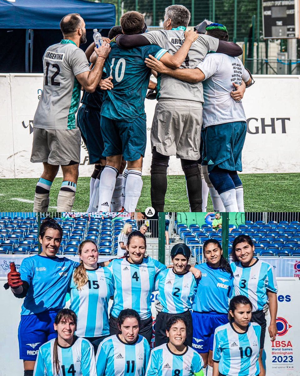 sudanalytics_'s tweet photo. 🤯🇦🇷 Argentina CAMPEÓN DEL MUNDO MASCULINO y FEMENINO del fútbol para ciegos. https://t.co/iAhTDmdchN