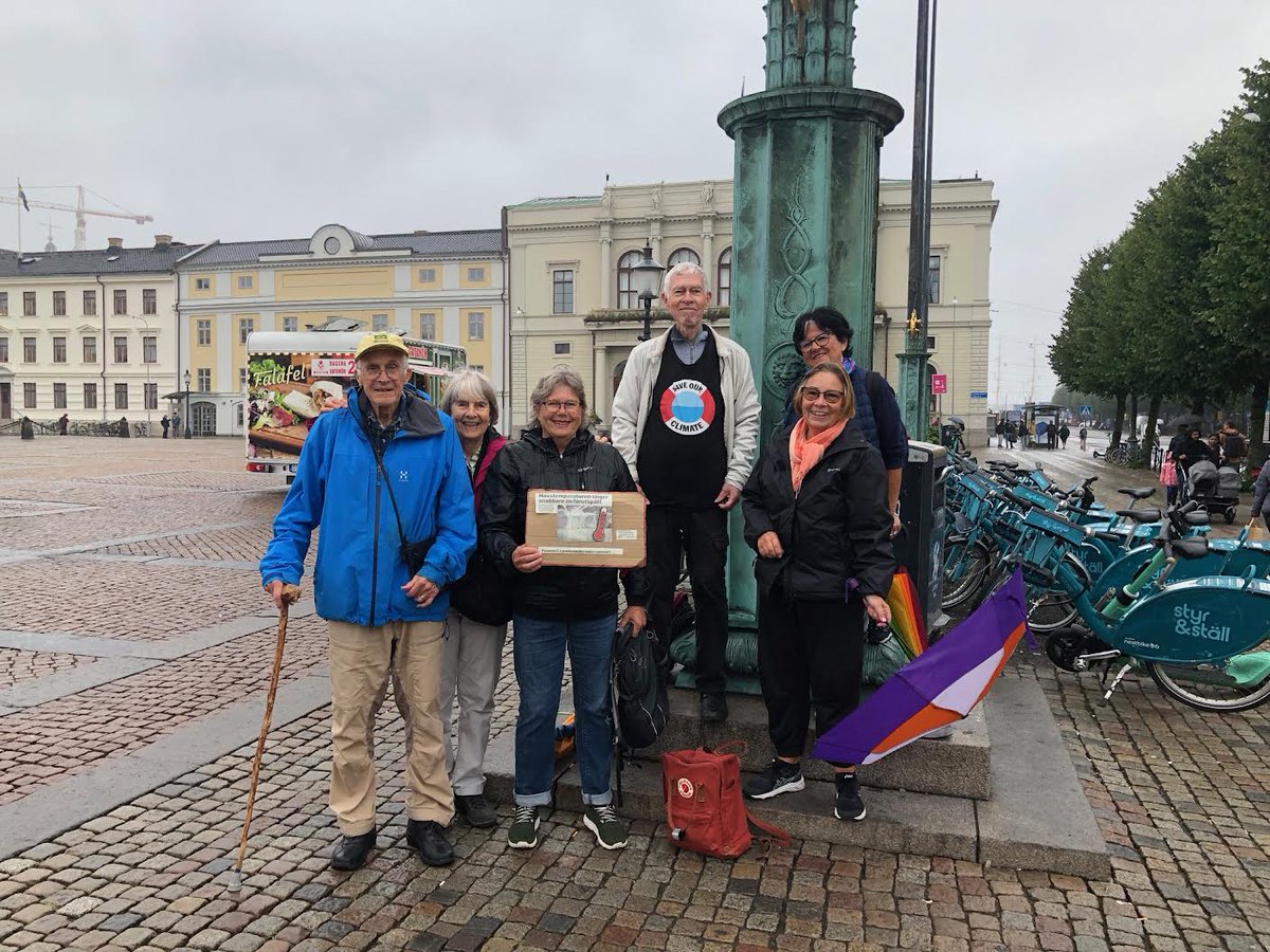 #FridaysForFuture #ClimateStrike i Göteborg på Gustaf Adolfs torg den 25 augusti @FFF_goteborg