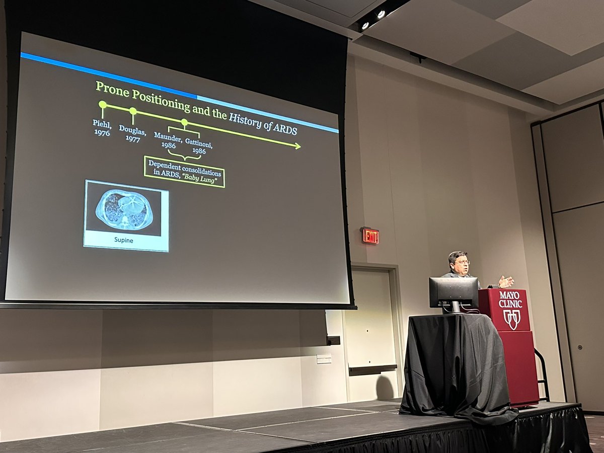 MayoVentilation's tweet photo. #Pronepositioning and the history of #ARDS
Baby lung —> concept of the sponge lung 🫁 where V/Q mismatch improves as follows:
Perfusion remains relatively the same, whereas the dependent lung is now more open in prone positioning
@MayoPCCM https://t.co/SrtJK2YzB9