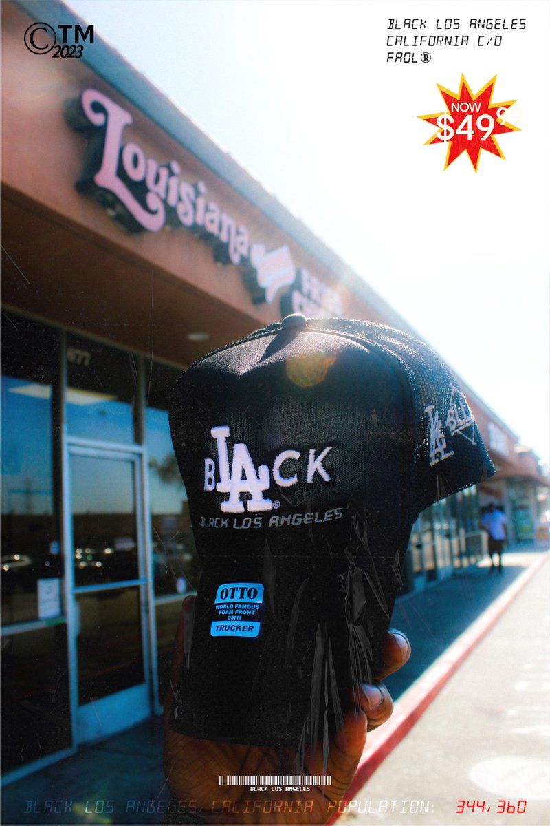 @DayDayTvUncut Black Los Angeles® hat for u !