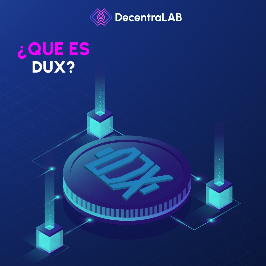 decentralab_nft's tweet photo. DUX Token, es el token de la comunidad detrás de DUX DAO, una DAO que tiene como objetivo incentivar la adopción de los juegos Play2Earn, los NFTs y el metaverso, en Latinoamérica y el mundo. Continua en: https://t.co/BmzF4f9VwY
#decentralab
#dux
#token
#dao https://t.co/D5nx7SXyUp