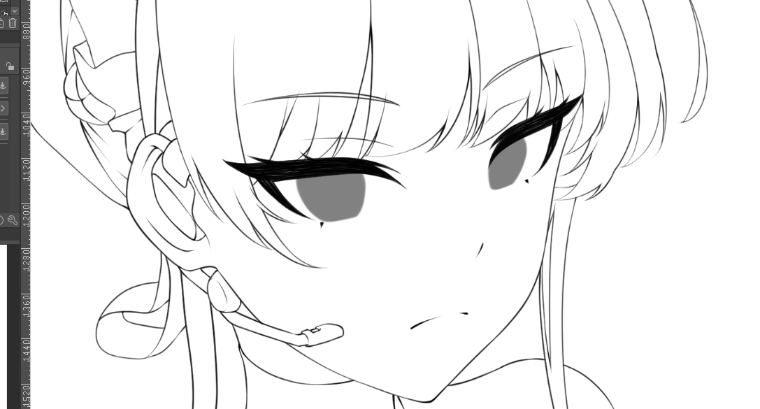 Toki WIP ✌️✌️ #BlueArchive #ブルアカ